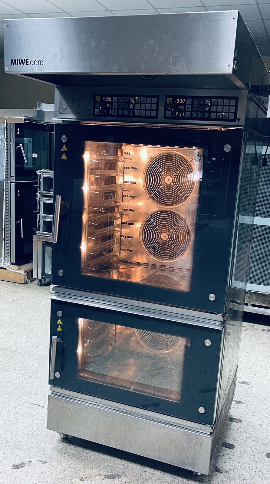 Bakery oven, Miwe aero e+ 8.064/4.0604, convection oven, built in 2013, used